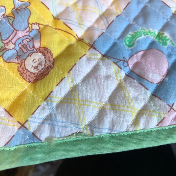 Vintage Cabbage Patch sleeping Bag 1980s doll size bedding blanket - Picture 11 of 12